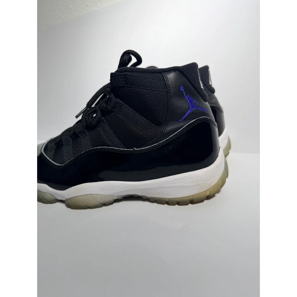 2016 Jordan Air Jordan 11 Retro Space Jam Mens Black Purple size 10 378037-003